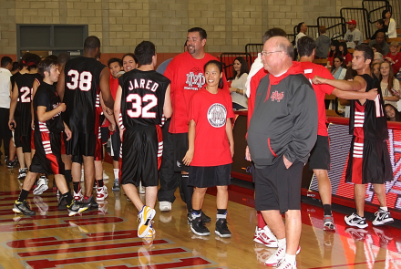 Celebrity Basketball Team vs. the The Mater Dei High School Monarchs Faculty